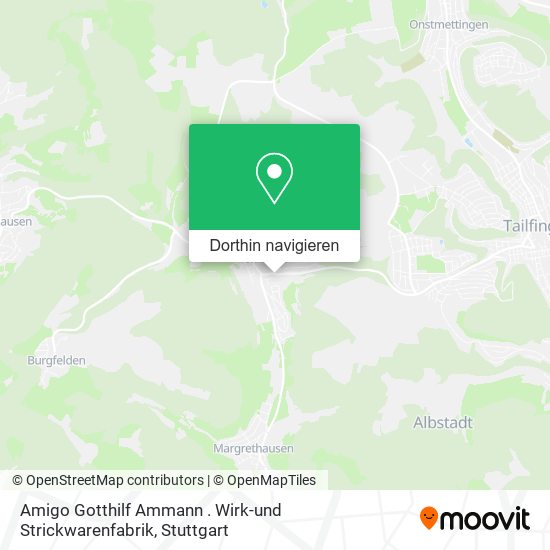 Amigo Gotthilf Ammann . Wirk-und Strickwarenfabrik Karte