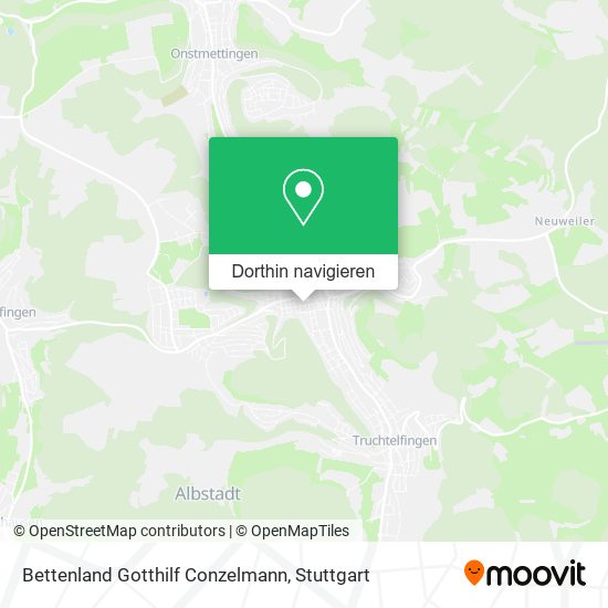 Bettenland Gotthilf Conzelmann Karte