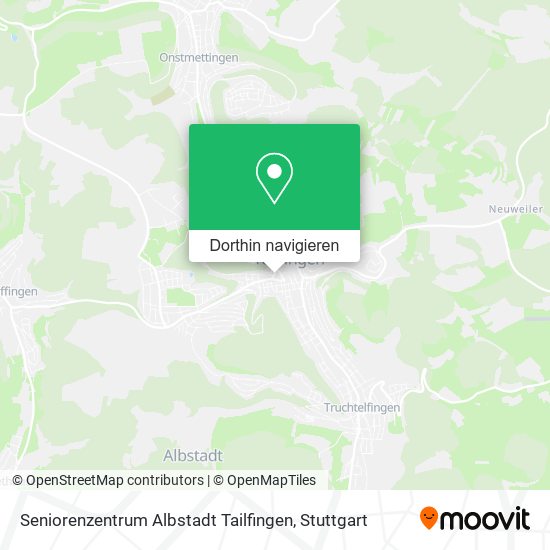 Seniorenzentrum Albstadt Tailfingen Karte