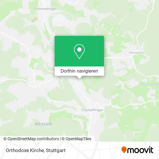 Orthodoxe Kirche Karte