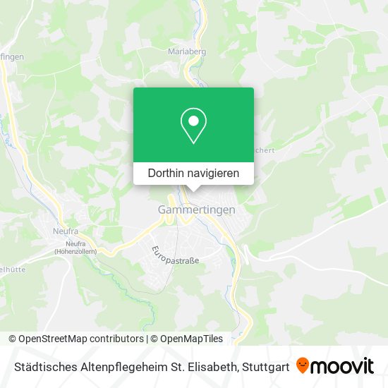 Städtisches Altenpflegeheim St. Elisabeth Karte