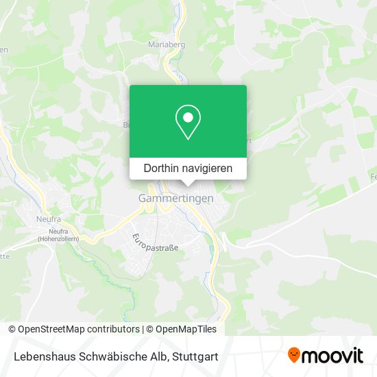 Lebenshaus Schwäbische Alb Karte