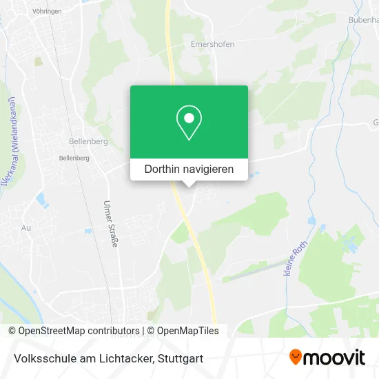 Volksschule am Lichtacker Karte