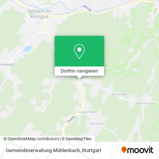Gemeindeverwaltung Mühlenbach Karte