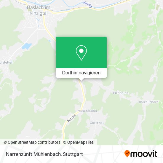 Narrenzunft Mühlenbach Karte