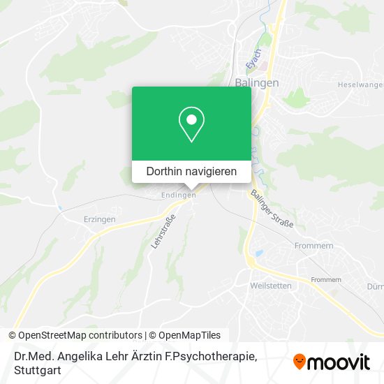 Dr.Med. Angelika Lehr Ärztin F.Psychotherapie Karte