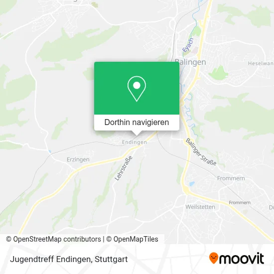 Jugendtreff Endingen Karte
