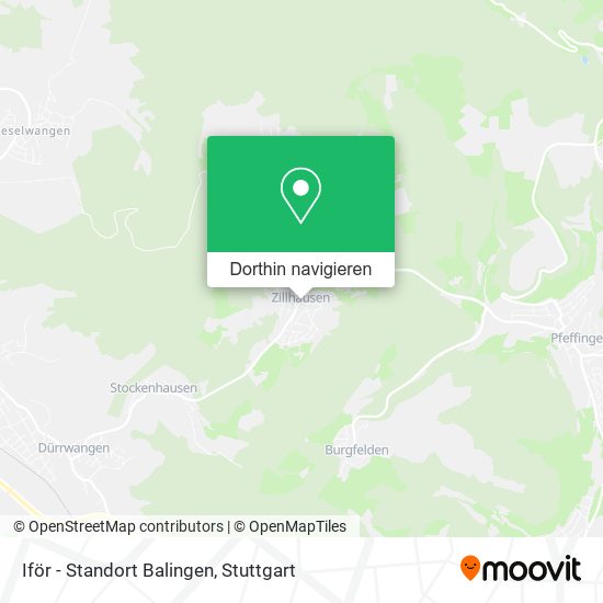 Iför - Standort Balingen Karte