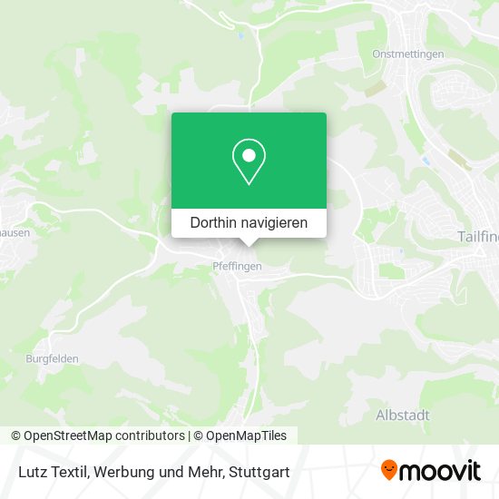 Lutz Textil, Werbung und Mehr Karte