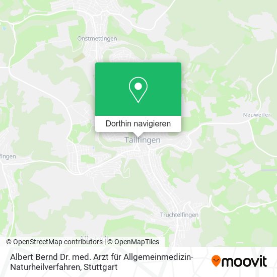 Albert Bernd Dr. med. Arzt für Allgemeinmedizin-Naturheilverfahren Karte