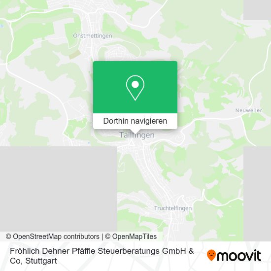 Fröhlich Dehner Pfäffle Steuerberatungs GmbH & Co Karte