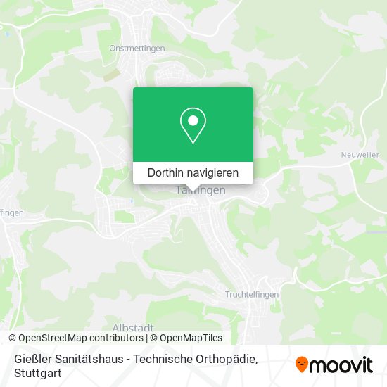 Gießler Sanitätshaus - Technische Orthopädie Karte