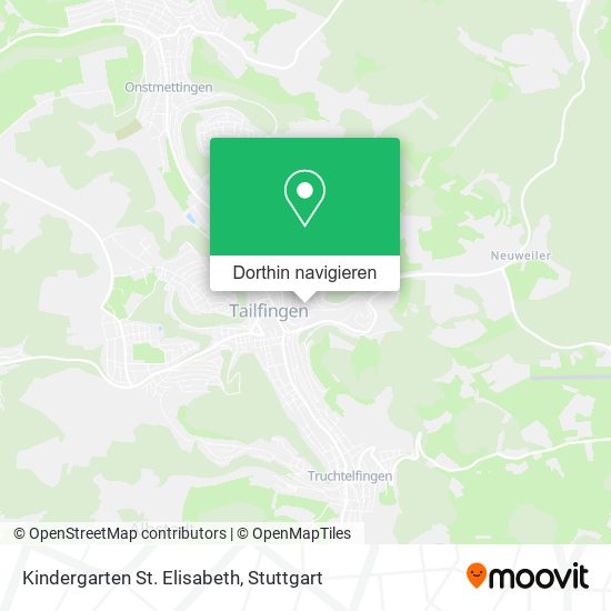 Kindergarten St. Elisabeth Karte