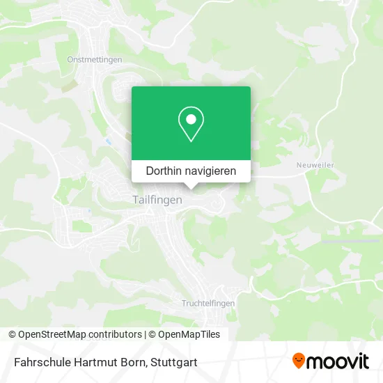 Fahrschule Hartmut Born Karte
