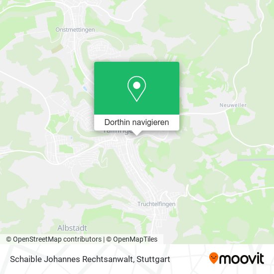 Schaible Johannes Rechtsanwalt Karte