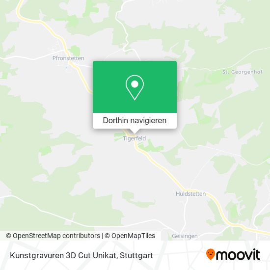 Kunstgravuren 3D Cut Unikat Karte
