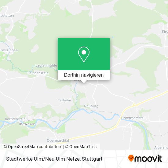 Stadtwerke Ulm/Neu-Ulm Netze Karte