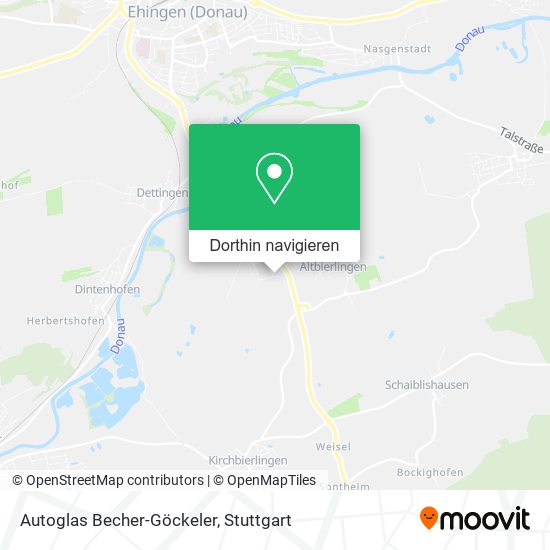 Autoglas Becher-Göckeler Karte