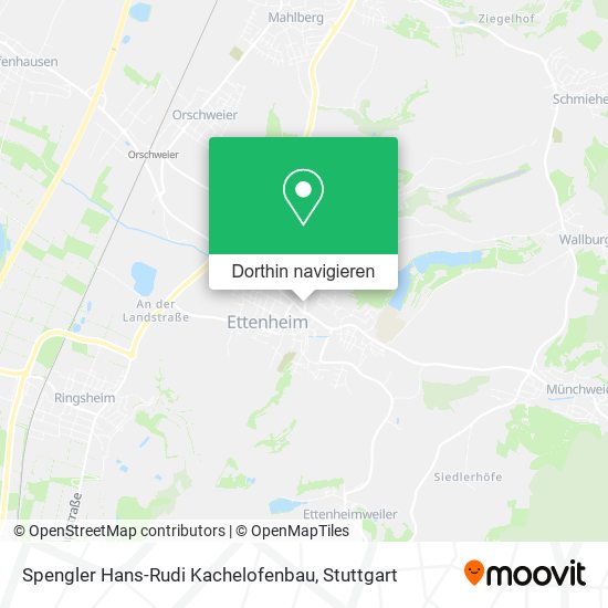 Spengler Hans-Rudi Kachelofenbau Karte