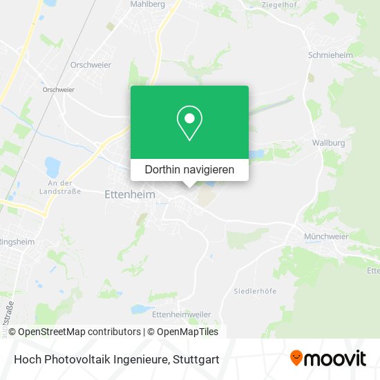 Hoch Photovoltaik Ingenieure Karte