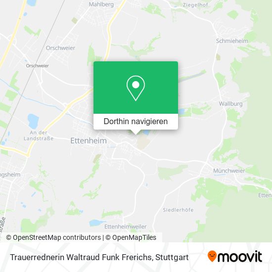 Trauerrednerin Waltraud Funk Frerichs Karte