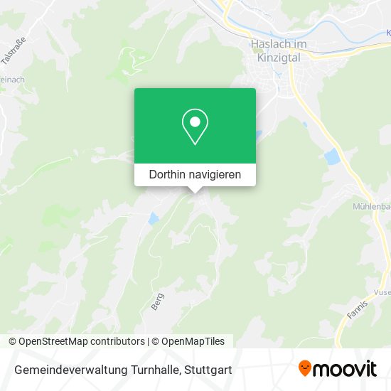 Gemeindeverwaltung Turnhalle Karte