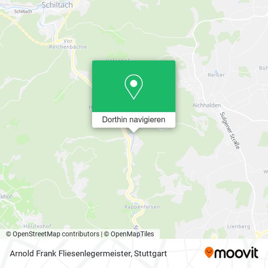 Arnold Frank Fliesenlegermeister Karte