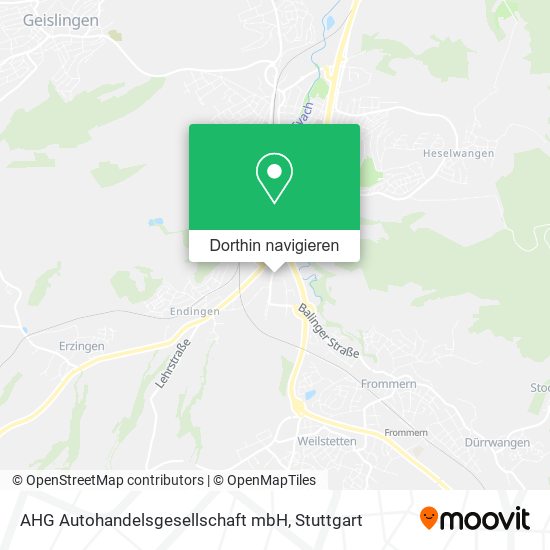 AHG Autohandelsgesellschaft mbH Karte