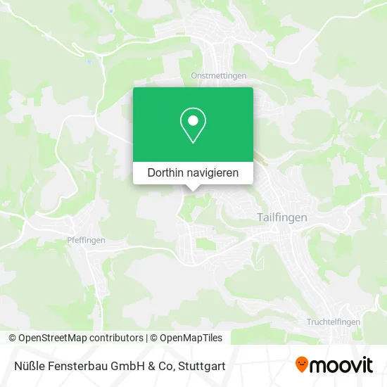 Nüßle Fensterbau GmbH & Co Karte