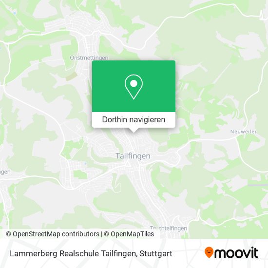 Lammerberg Realschule Tailfingen Karte