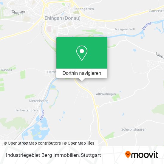 Industriegebiet Berg Immobilien Karte