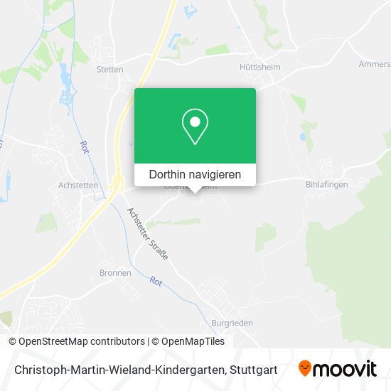 Christoph-Martin-Wieland-Kindergarten Karte