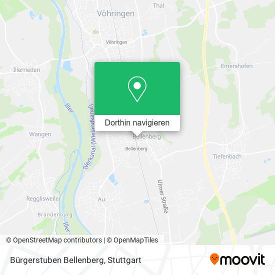 Bürgerstuben Bellenberg Karte
