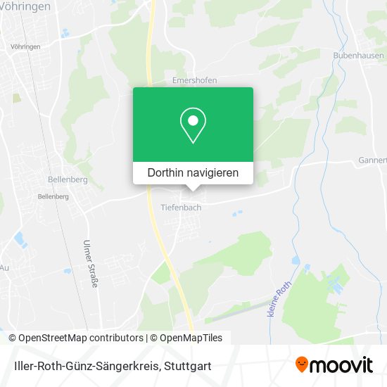 Iller-Roth-Günz-Sängerkreis Karte