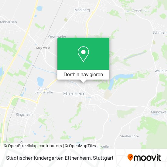 Städtischer Kindergarten Etthenheim Karte