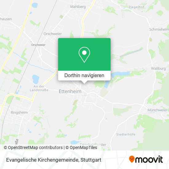 Evangelische Kirchengemeinde Karte