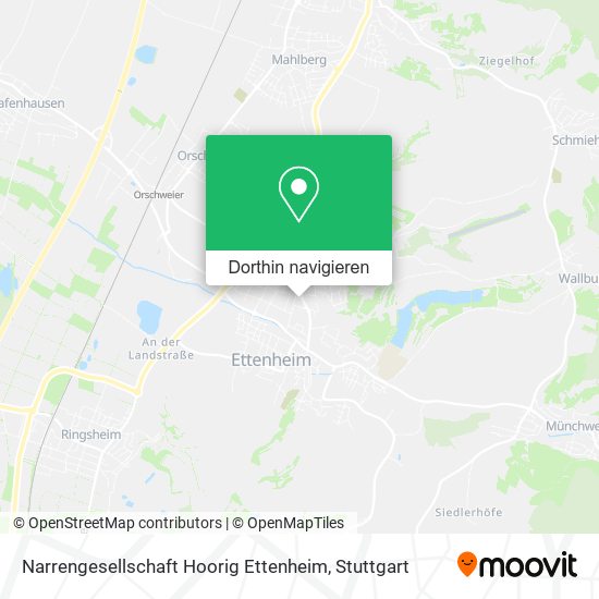 Narrengesellschaft Hoorig Ettenheim Karte