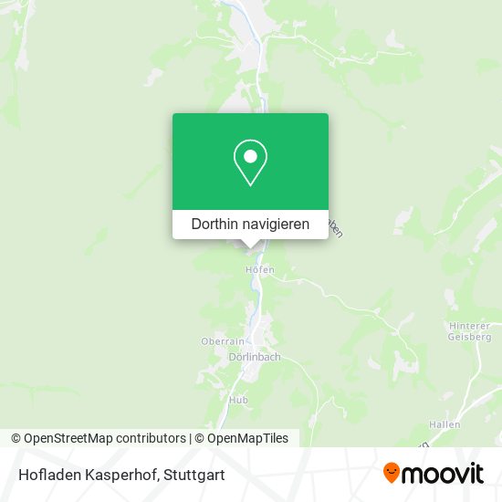 Hofladen Kasperhof Karte