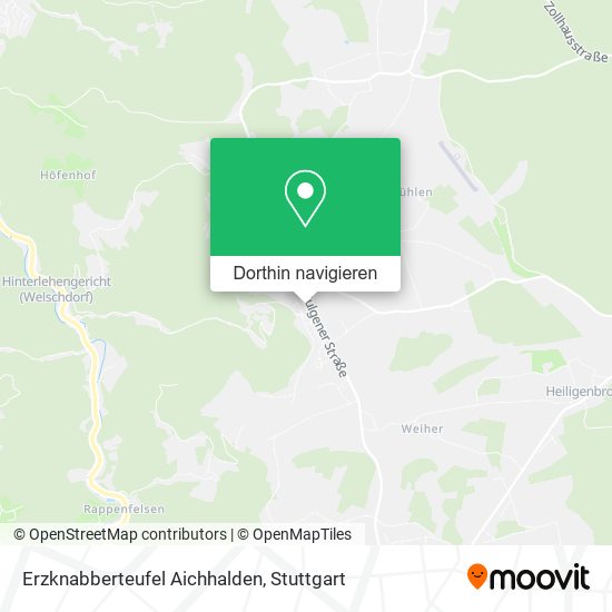 Erzknabberteufel Aichhalden Karte