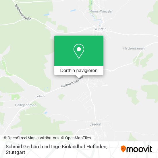Schmid Gerhard und Inge Biolandhof Hofladen Karte