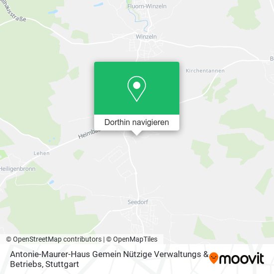 Antonie-Maurer-Haus Gemein Nützige Verwaltungs & Betriebs Karte