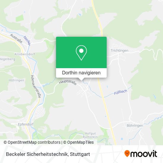 Beckeler Sicherheitstechnik Karte