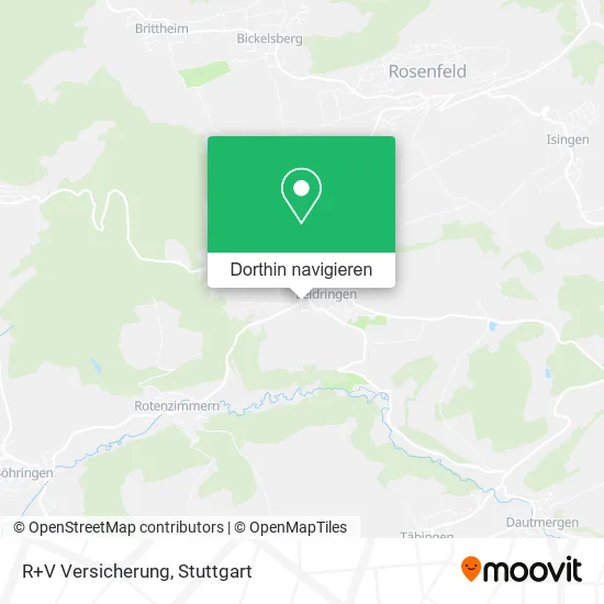 R+V Versicherung Karte