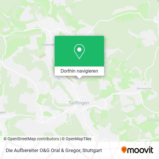 Die Aufbereiter O&G Oral & Gregor Karte