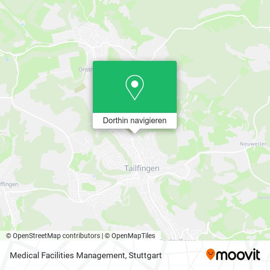 Medical Facilities Management Karte