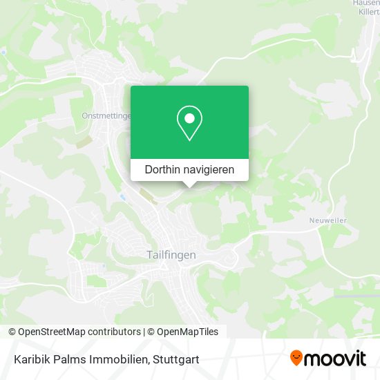 Karibik Palms Immobilien Karte