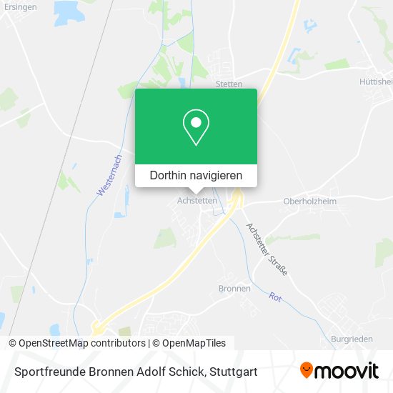 Sportfreunde Bronnen Adolf Schick Karte