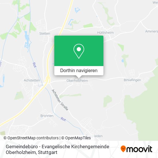 Gemeindebüro - Evangelische Kirchengemeinde Oberholzheim Karte