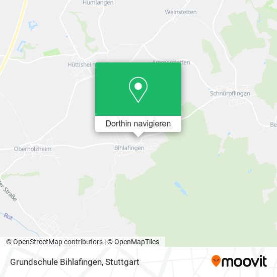 Grundschule Bihlafingen Karte