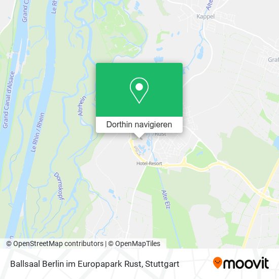 Ballsaal Berlin im Europapark Rust Karte